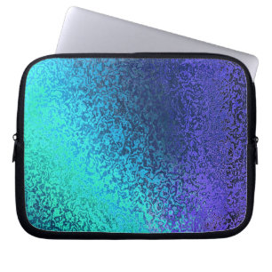 Housse Pour Ordinateur Portable Têtes dans le manteau de bureau bleu