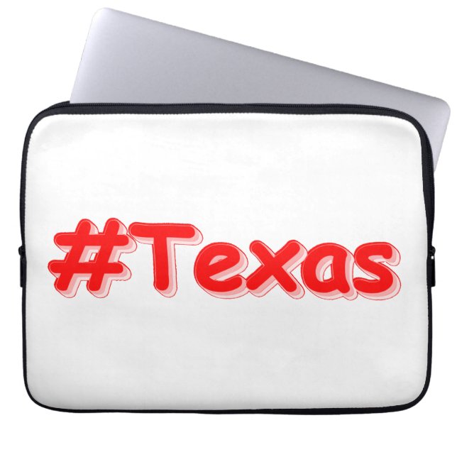 Housse Pour Ordinateur Portable "#Texas " Conception sympa. Commandez dès maintena (Devant)