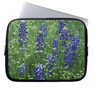 Housse Pour Ordinateur Portable Texas, lac Buchanan. Bluebonnet et sauvage du Texa