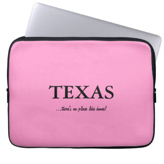Housse Pour Ordinateur Portable TEXAS-pas comme chez soi !-Rose