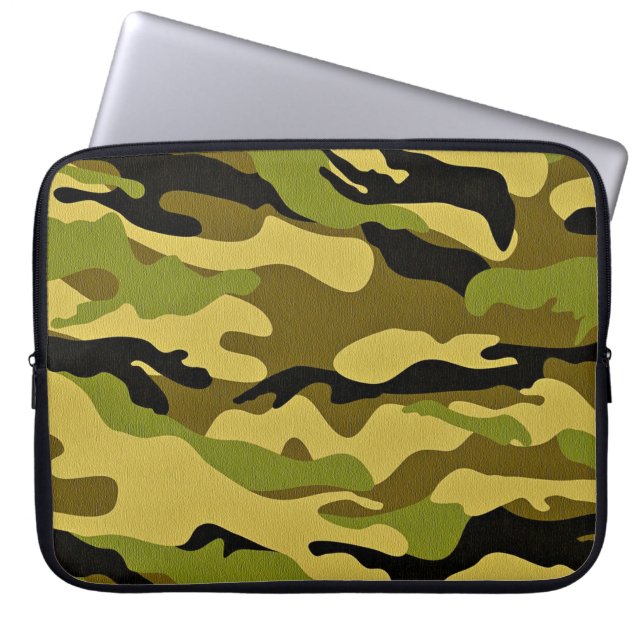 Housse Pour Ordinateur Portable Texture camouflage surface de soldat (Devant)