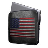 Housse Pour Ordinateur Portable Texture de pierre du drapeau américain (devant gauche)