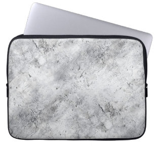 Housse Pour Ordinateur Portable Texture de plâtre en béton léger avec détresse