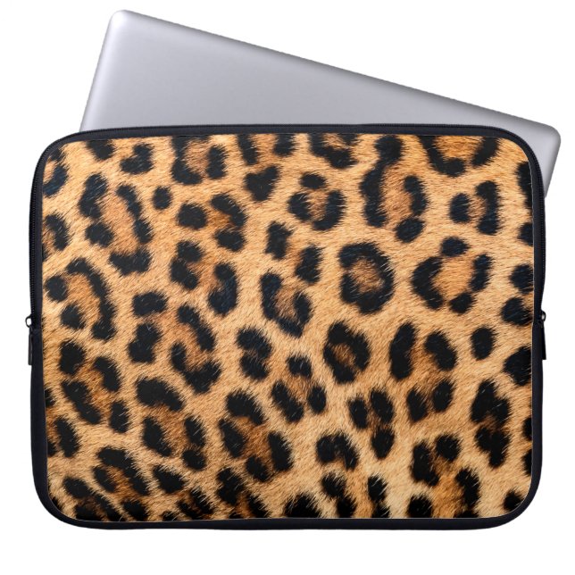 Housse Pour Ordinateur Portable Texture d'impression de Cheetah (Devant)