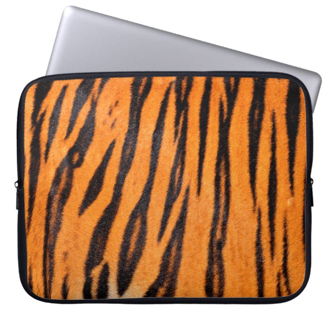 Housse Pour Ordinateur Portable Texture d'impression de tigre (Devant)