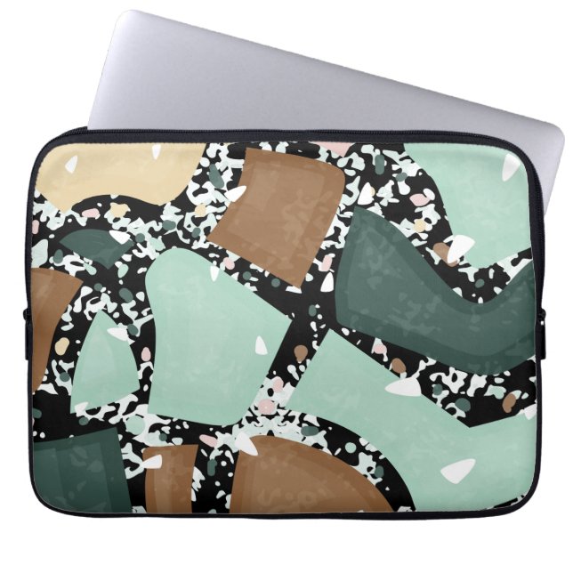 Housse Pour Ordinateur Portable Texture en granit de marbre (Devant)