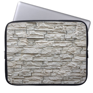 Housse Pour Ordinateur Portable texture motif de mur de briques blanches