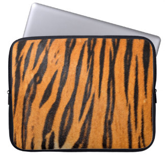 Housse Pour Ordinateur Portable Texture réaliste de la peau du tigre.