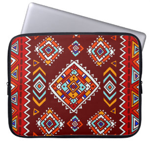 Housse Pour Ordinateur Portable Texture traditionnelle tribale, ethnique sans cout