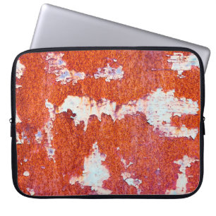 Housse Pour Ordinateur Portable Texturegrunge en métal rouillé, texturé, abstrait,