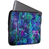 Housse Pour Ordinateur Portable Textures de couleur bleue (Devant droit)
