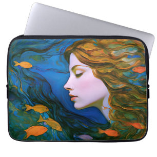 Housse Pour Ordinateur Portable "Thalassa" - Les Femmes Dans L'Eau
