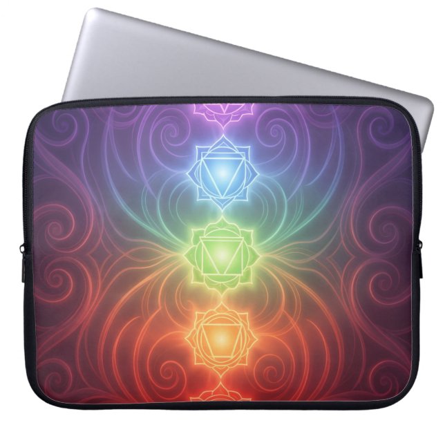 Housse Pour Ordinateur Portable The 7 Chakras´9 (Devant)