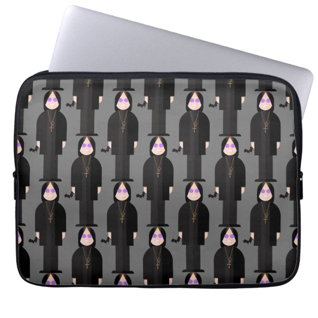 Housse Pour Ordinateur Portable The Prince of Darkness – Patterned Laptop Sleeve (Devant)