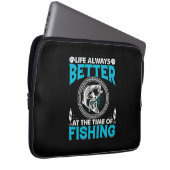 Housse Pour Ordinateur Portable Thème de pêche (Devant droit)