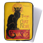 Housse Pour Ordinateur Portable Theophile Steinlen - Le Conversation Noir Vintage<br><div class="desc">Poster vintage pour une visite du Conversation Noir (Chat noir) - Le théophile Alexandre Steinlen,  1896</div>