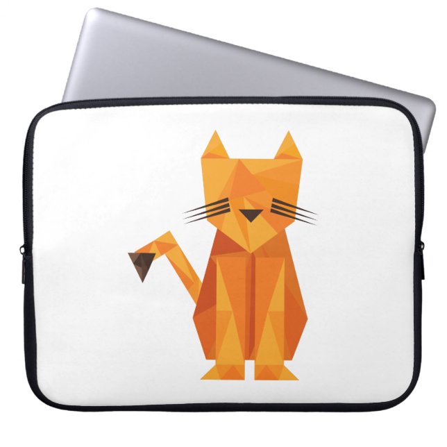 Housse Pour Ordinateur Portable Tiger Oragami (Devant)