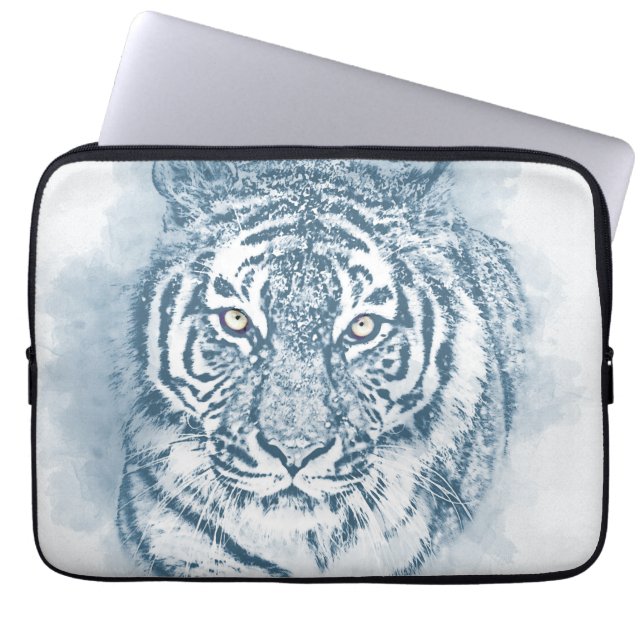 Housse Pour Ordinateur Portable tigre (Devant)