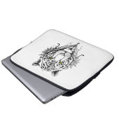 Housse Pour Ordinateur Portable Tigre Wild Animal Nature Illustration Art Tatouage (Devant bas)