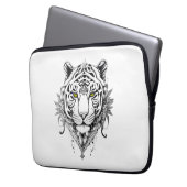 Housse Pour Ordinateur Portable Tigre Wild Animal Nature Illustration Art Tatouage (devant gauche)