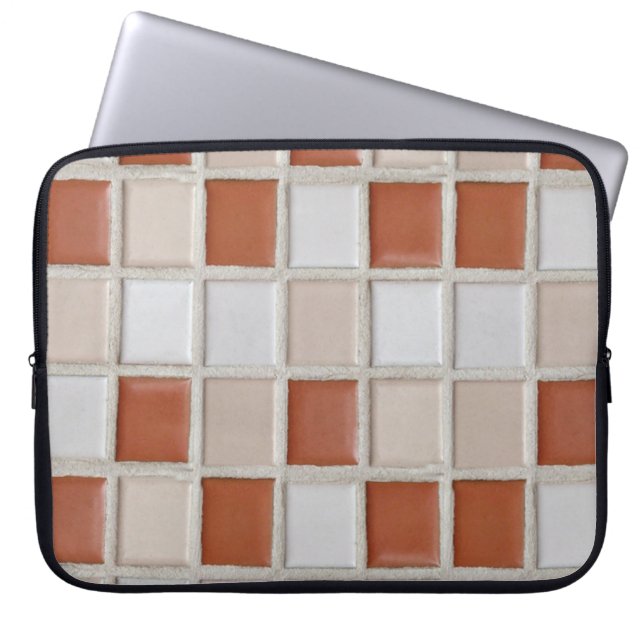 Housse Pour Ordinateur Portable Tile Neoprène Portable Sleeve 15 pouces (Devant)