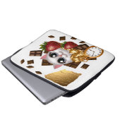 Housse Pour Ordinateur Portable "Time, Traitements, et Whiskers Collection" (Devant bas)