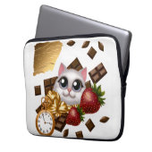 Housse Pour Ordinateur Portable "Time, Traitements, et Whiskers Collection" (devant gauche)