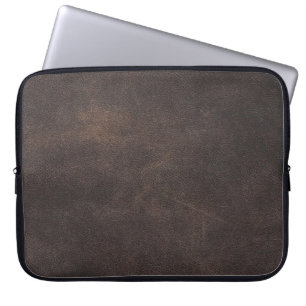 Housse Pour Ordinateur Portable Tissu en cuir marron scrapbooking
