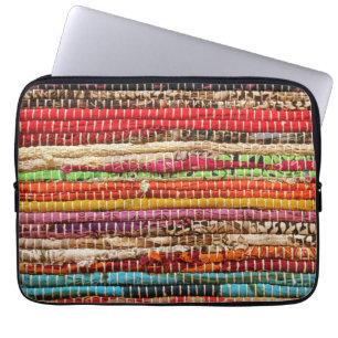 Housse Pour Ordinateur Portable Tissu rayé Tissu corde tissé tissé naturel