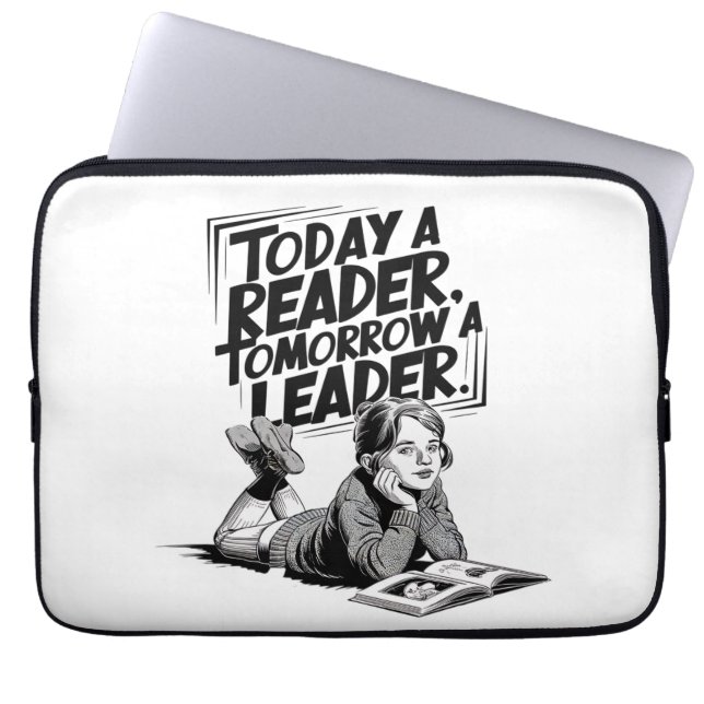 Housse Pour Ordinateur Portable Today a Reader (Devant)