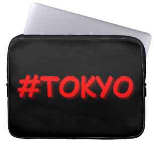 Housse Pour Ordinateur Portable "#Tokyo" Joli Design. Commandez dès maintenant
