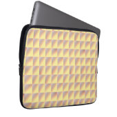 Housse Pour Ordinateur Portable Tone-on-tone squares. (Devant droit)