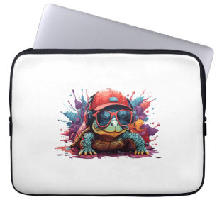 Housse Pour Ordinateur Portable tortue animal art I cool tortue mignonne