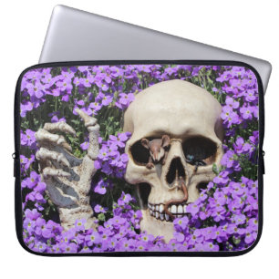 Housse Pour Ordinateur Portable Totenkopf - Gothic