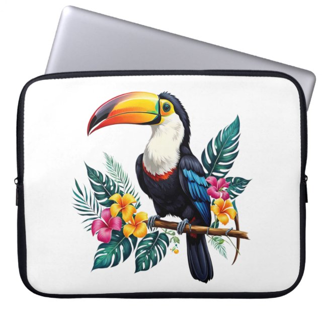 Housse Pour Ordinateur Portable toucan (Devant)