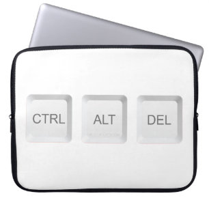 Housse Pour Ordinateur Portable Touche de clavier d'ordinateur CTRL ALT DEL de Sli
