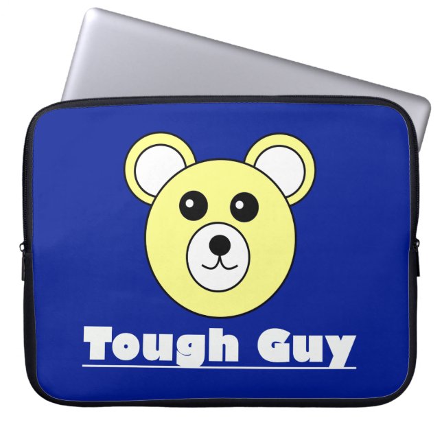 Housse Pour Ordinateur Portable Tough Guy mignon Portable Face (Devant)