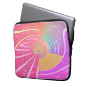 Housse Pour Ordinateur Portable Tourbillon Vortex Arc-en-ciel (devant gauche)
