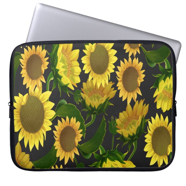 Housse Pour Ordinateur Portable Tournesol (Devant)