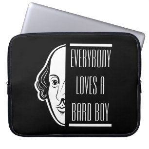 Housse Pour Ordinateur Portable Tout Le Monde Aime Un Garçon De Bard Shakespeare T