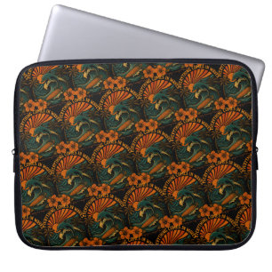 Housse Pour Ordinateur Portable Tout Vient En Vagues Rétro