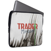 Housse Pour Ordinateur Portable Trader Mindset – Discipline Focused Trading (Devant droit)