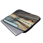 Housse Pour Ordinateur Portable Train beige et marron (Devant bas)
