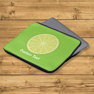 Housse Pour Ordinateur Portable Tranche de citron vert