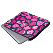 Housse Pour Ordinateur Portable Tranches d'agneau rose (Devant bas)