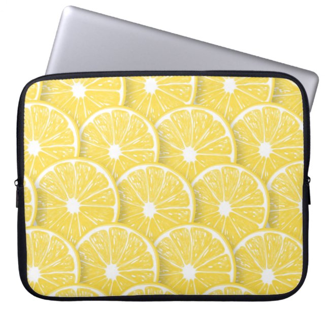 Housse Pour Ordinateur Portable Tranches de citron (Devant)
