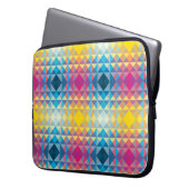 Housse pour ordinateur portable - Triangles à imag (devant gauche)