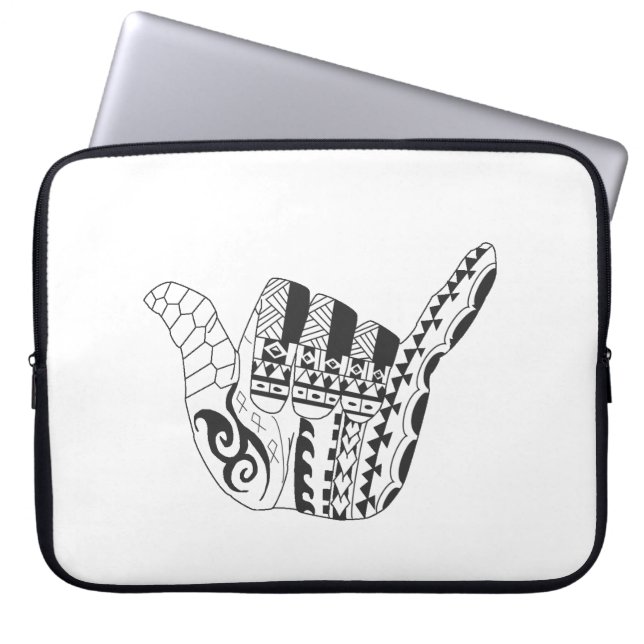 Housse Pour Ordinateur Portable Tribal, surf (Devant)