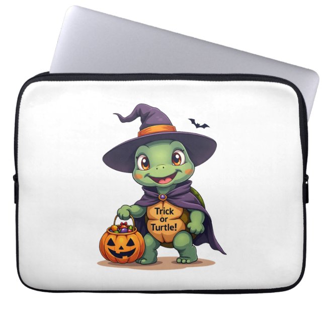 Housse Pour Ordinateur Portable Trick ou Turtle (Devant)