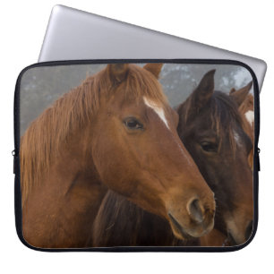Housse Pour Ordinateur Portable Triplets de chevaux